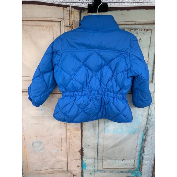 Lands End Kids 3T Blue Puffer Jacket Goose down - Picture 2 of 9